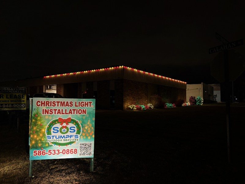 Commercial Christmas Light Installation Roseville, Mi
